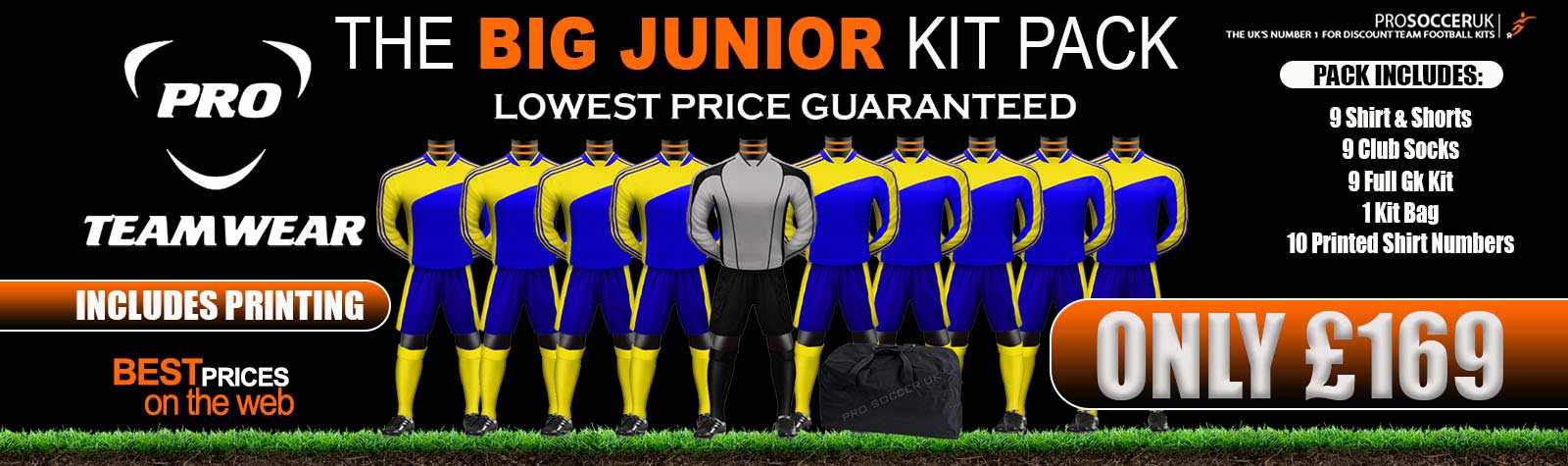 Junior football hot sale team kits